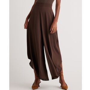Quince Washable Stretch Silk Palazzo Pants